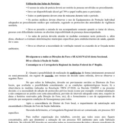 DOC SEI 5314272 - Decisão DF-PR - 06-10-2020 - estabelece excepcionalmente algumas atividades presenciais nos foros - Pg.02