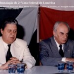 Instalação da 2ª Vara Federal de Londrina, autoridades à mesa